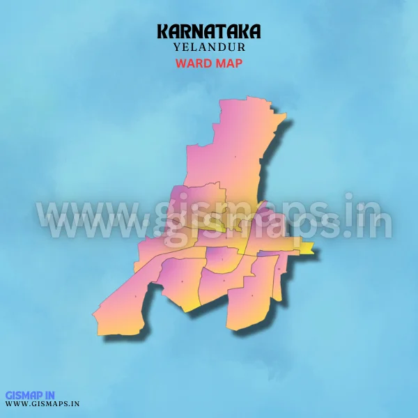 Yelandur Ward Map (Karnataka)